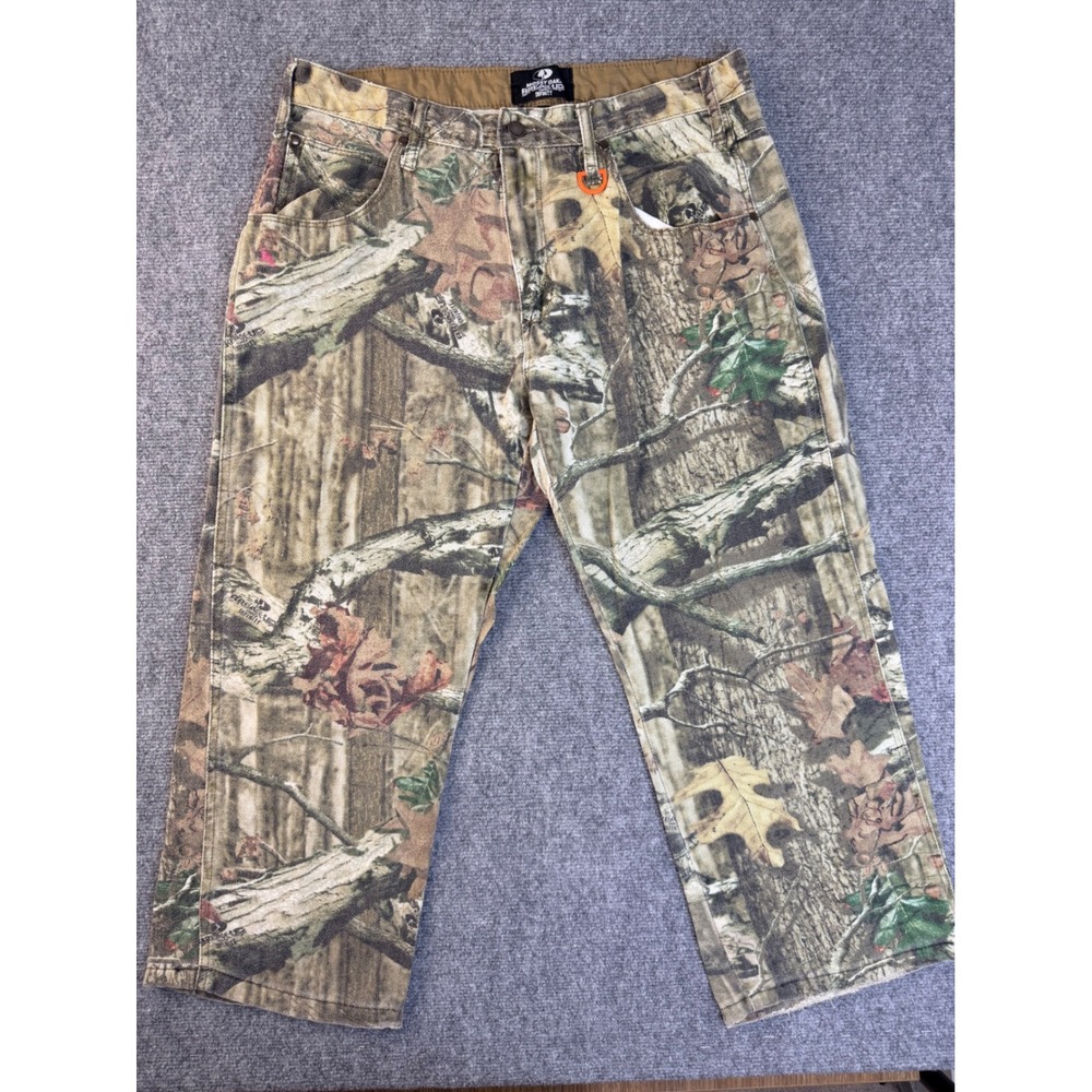 Mossy Oak Break-Up Infinity Camo Pants Mens 36x30 Cotton Hunting Workwear Jeans